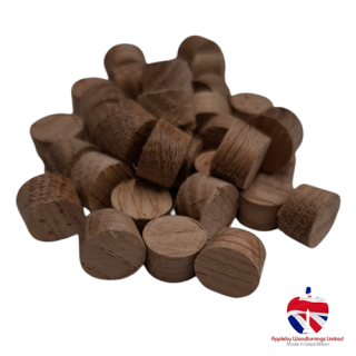 1/2" Tap Fit Tapered European Oak Plugs 100pcs