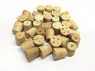 9mm Idigbo Tapered Wooden Plugs 100pcs