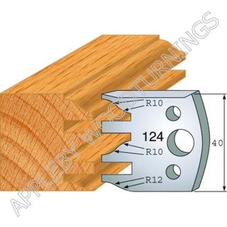 Profile No. 124  40mm Euro Knives, Limitors and Sets