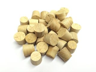 1/2 Inch Idigbo Tapered Wooden Plugs 100pcs