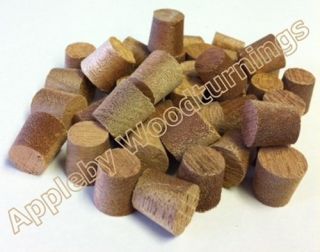 12mm Lauan Tapered Wooden Plugs 100pcs