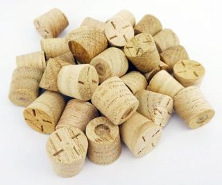 12mm Chestnut Tapered Wooden Plugs 100pcs