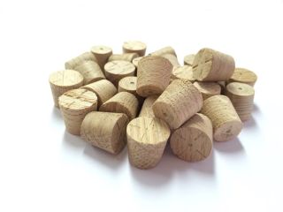 1/2" English Oak Cross Grain Tapered Wooden Plugs