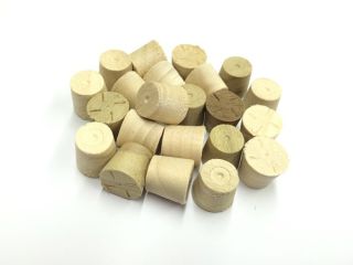 12mm Poplar Cross Grain Tapered Wooden Plugs