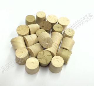 12mm Tulipwood Cross Grain Tapered Wooden Plugs