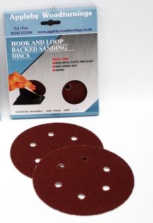 40 pack 150mm Hook & Loop Sanding Discs Various Grit Sizes