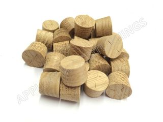 15mm American White Oak Tapered Wooden Plugs 100pcs