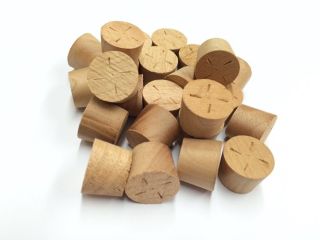 14mm Cherry Tapered Wooden Plugs 100pcs