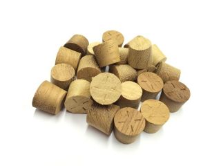 13mm Iroko Tapered Wooden Plugs 100pcs