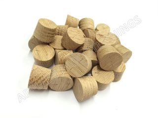 16mm American White Oak Tapered Wooden Plugs 100pcs