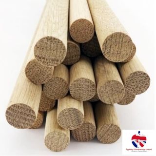 18mm Diameter x 1000mm long Oak Dowel Rod