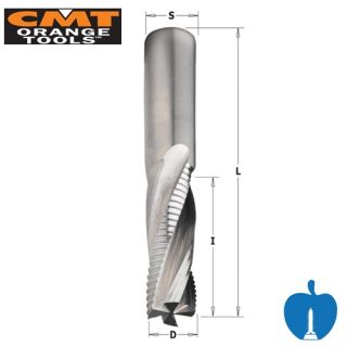 CMT 12mm x 42mm S=12mm CNC Roughing Spiral Router Z=4 [Z2+2R] Positive R/H 197.121.11