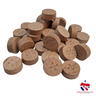 20mm Tap Fit American White Oak Plugs 100pcs