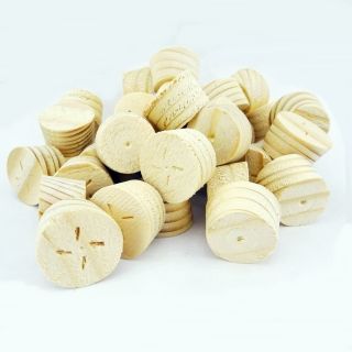 19mm Spruce Cross Grain Tapered Wood Plugs