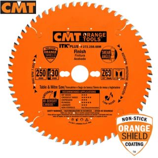 184mm Diameter 40 Tooth CMT ATB Saw Blade With Shear Angle For Portable/Handheld Saws With 30mm Bore 272.184.40M