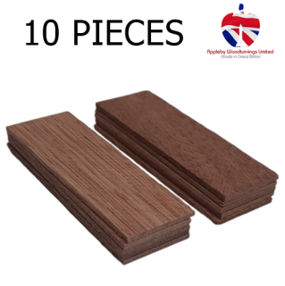 10 Pack 85mm Long X 30mm Wide Sapele Hardwood Packers 2mm Thickness To Aid Fitting of FD30 & FD60 Fire Rated Window & Door Sets