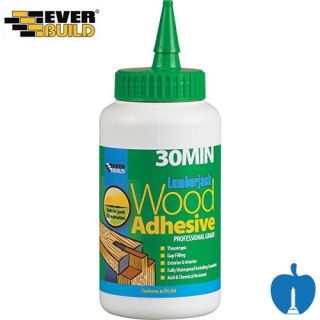 Everbuild Waterproof Interior/Exterior Lumberjack 30min Polyurethane Wood Adhesive 750ml