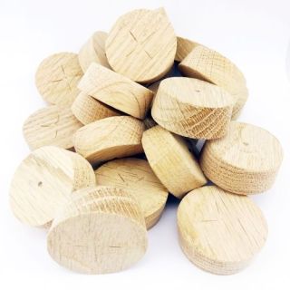 35mm European Oak Tapered Wooden Plugs 100pcs