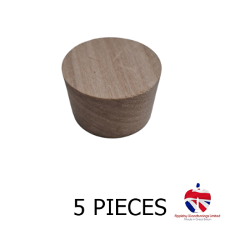 40mm Poplar Wooden Barrel Bung Whisky Distillery Shive 5pcs