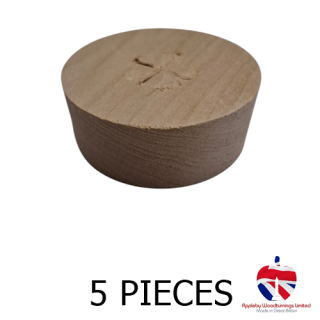 Wooden Water Butt Shive 2" 1/2" Poplar Barrel Bung 5pcs