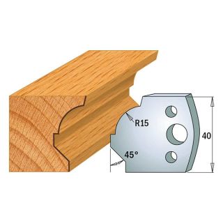 40mm Euro Profile No.37 Knives CMT 690.037 - 1 pair