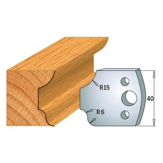 40mm Euro Profile No.44 Knives CMT 690.044 - 1 pair