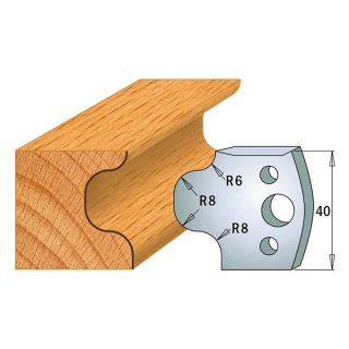 40mm Euro Profile No.56 Knives CMT 690.056 - 1 pair