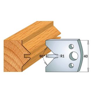 40mm Euro Profile No.71 Knives CMT 690.071 - 1 pair