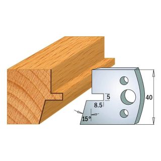 40mm Euro Profile No.85 Limiters CMT 691.085 - 1 pair