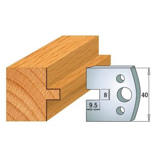 40mm Euro Profile No.95 Limiters CMT 691.095 - 1 pair