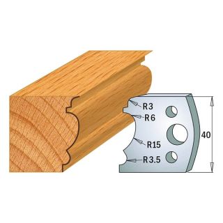 Profile No.104 40mm Euro Knives, Limiters and sets 