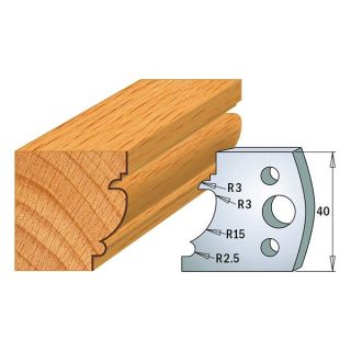 Profile No.121 40mm Euro Knives, Limiters and sets 