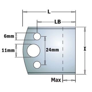 40mm Euro Profile BLANK Limitors Only 1 Pair 691.193