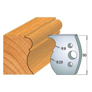 Profile No.502 50mm Euro Knives, Limiters and Sets