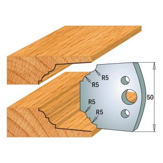 Profile No.580 50mm Euro Knives, Limiters and sets  