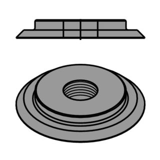 CMT M4 x 10mm Diameter Threaded Nut Ring 695.996.01 for CMT Cutter Heads