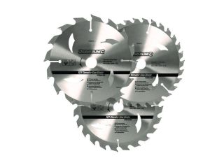 3 Pack 135mm Silverline TCT Circular Saw Blades 704410         