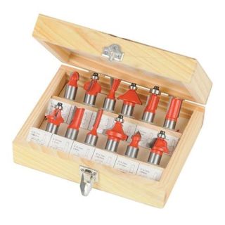 Silverline TCT 1/2" Router Bit Set (12pcs)  763555