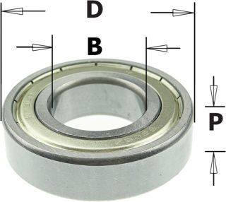 62mm Diameter Spindle Moulder Ballrace Guide Ring Follower 30mm bore CMT 791.051.00