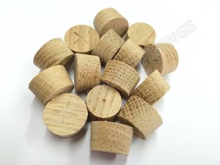 19mm American White Oak Tapered Wooden Plugs