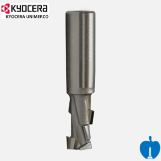 12mm Diameter x 25mm Cut Length CNC PCD Diamond Compression Router With Shear Angle Z=1+1 R/H Kyocera 