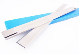 260 x 20 x 3mm Slotted HSS Resharpenable Planer Blades to suit Elektra Beckum machines - 1 Pair