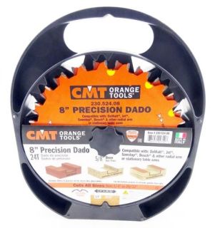 200mm Z=24 15.87mm Bore Dado / Trenching Saw Blade CMT