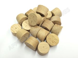 19mm European Oak Tapered Wood Pellets 100pcs