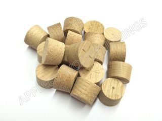 15mm European Oak Tapered Wooden Plugs 100pcs