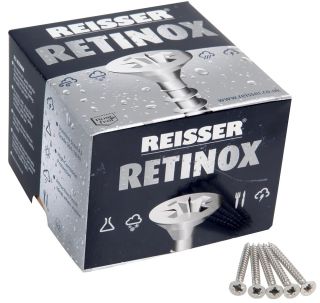 Reisser R2 Retinox Stainless Steel Wood Screws 4.0mm x 25mm 200pcs