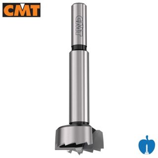 16mm Diameter x 90mm Overall Length CMT HSS Forstner Bit R/H 8mm Shank 537.160.31