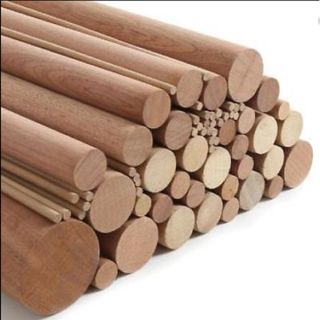 18mm Diameter x 1000mm (1 Meter) Long Iroko Dowel Rod