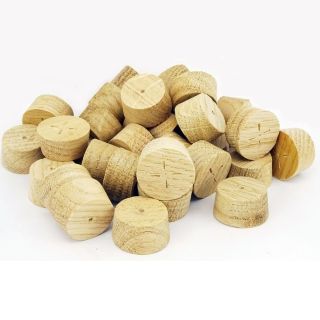 18mm English Oak Tapered Wooden Plugs 100pcs