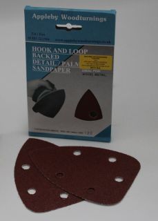 20 Pack 140mm Detail Palm Sanding Pads Various Grit Sizes